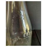 Quart Milk Bottles, One w/ Pink Sheen