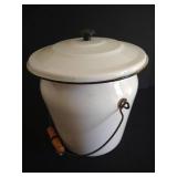 Vintage Enamelware Chamber Pot
