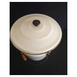 Vintage Enamelware Chamber Pot