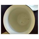 Vintage Enamelware Chamber Pot