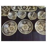 Anchor Hocking "Star of David" Bowls, Platters, Tea Cups & Candy Dish