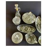 Anchor Hocking "Star of David" Platters, Candy Dish, Platters, Etc