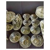 Anchor Hocking "Star of David" Platters, Candy Dish, Platters, Etc