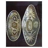 Anchor Hocking "Star of David" Platters, Candy Dish, Platters, Etc