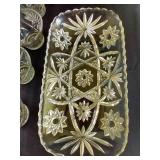 Anchor Hocking "Star of David" Platters, Candy Dish, Platters, Etc