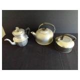 (3) Large Aluminum Kettles