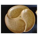 Mid- Century Modern Platters w/ Colorful Glazes