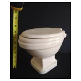 8" Tall Tiny Porcelain Toilet