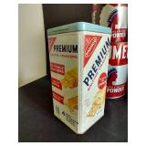 Old Large Vintage Tins