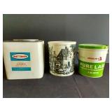 Old Large Vintage Tins