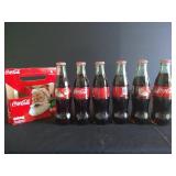 Holiday Coke Bottles Set