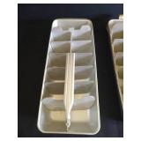 (4) Aluminum Ice Maker Trays