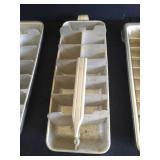 (4) Aluminum Ice Maker Trays