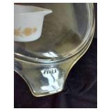 Pyrex 1.5 Quart Butterfly Gold Cinderella Bowl w/ Lid