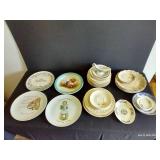 Misc. China, Pretty Plates, including "Gigi" Plate