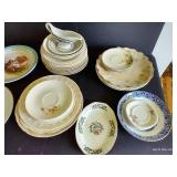 Misc. China, Pretty Plates, including "Gigi" Plate