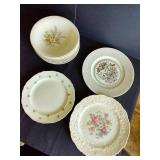 Misc. China, Pretty Plates, including "Gigi" Plate