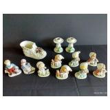 Little Children Figurines, Some Marked "Occupied Japan"