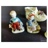 Little Children Figurines, Some Marked "Occupied Japan"