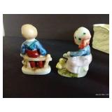 Little Children Figurines, Some Marked "Occupied Japan"