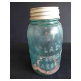 Vintage Aqua Atlas Jars w/ Bubbles & Various Older Designs