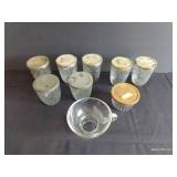 Canning Funnel w/ Fruit Jars & Lids
