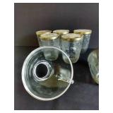 Canning Funnel w/ Fruit Jars & Lids