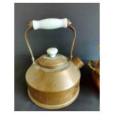 Copper Kettles & Double Boiler w/ Ceramic Insert