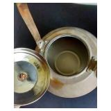 Copper Kettles & Double Boiler w/ Ceramic Insert