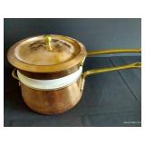 Copper Kettles & Double Boiler w/ Ceramic Insert