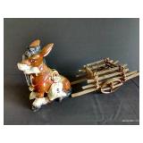 Enesco Made in Japan Donkey Ceramic Bank