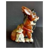 Enesco Made in Japan Donkey Ceramic Bank