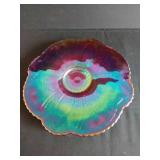 Indiana Heirloom Ruby Sunset Footed Platter