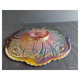 Indiana Heirloom Ruby Sunset Footed Platter