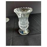 Various Vases: Milk Glass, Crystal, Glass, Etc.