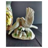 Vintage Unmarked "Royal Copley" Style Birds & Vase