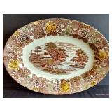 Nasco "Mountain Woodland" Platter & Large Plate