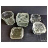 Glass Refrigerator Containers w/Lids