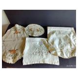 Embroidered Linens Lot