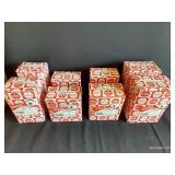 (8) Coke Polar Bear Figurines- 2 of Each w/ Boxes