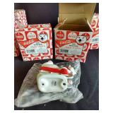 (8) Coke Polar Bear Figurines- 2 of Each w/ Boxes