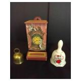 Tin Jasco Match Holder w/ Bells