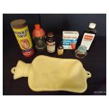 Vintage Containers- Medical, Hot Water Bottle, Etc.