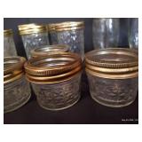 Vintage Jelly Jars- Ball & Others