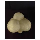 Hobnail Milk Glass Dishes