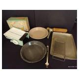 Dial O Matic Mandolin, Granit ware Pie Plate, Etc