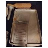 Dial O Matic Mandolin, Granit ware Pie Plate, Etc