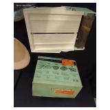 Dial O Matic Mandolin, Granit ware Pie Plate, Etc