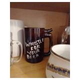 Shelf of Mugs & Soup Bowls