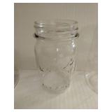 Unique Kerr Jars- Square Shoulders, Yellow Sheen, Antique Lids, Etc